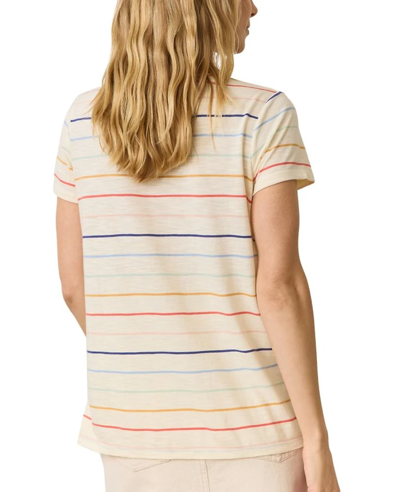Striped Swing Crewneck Tee
