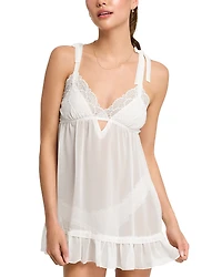 Rya Collection Dahlia Chiffon Babydoll Set