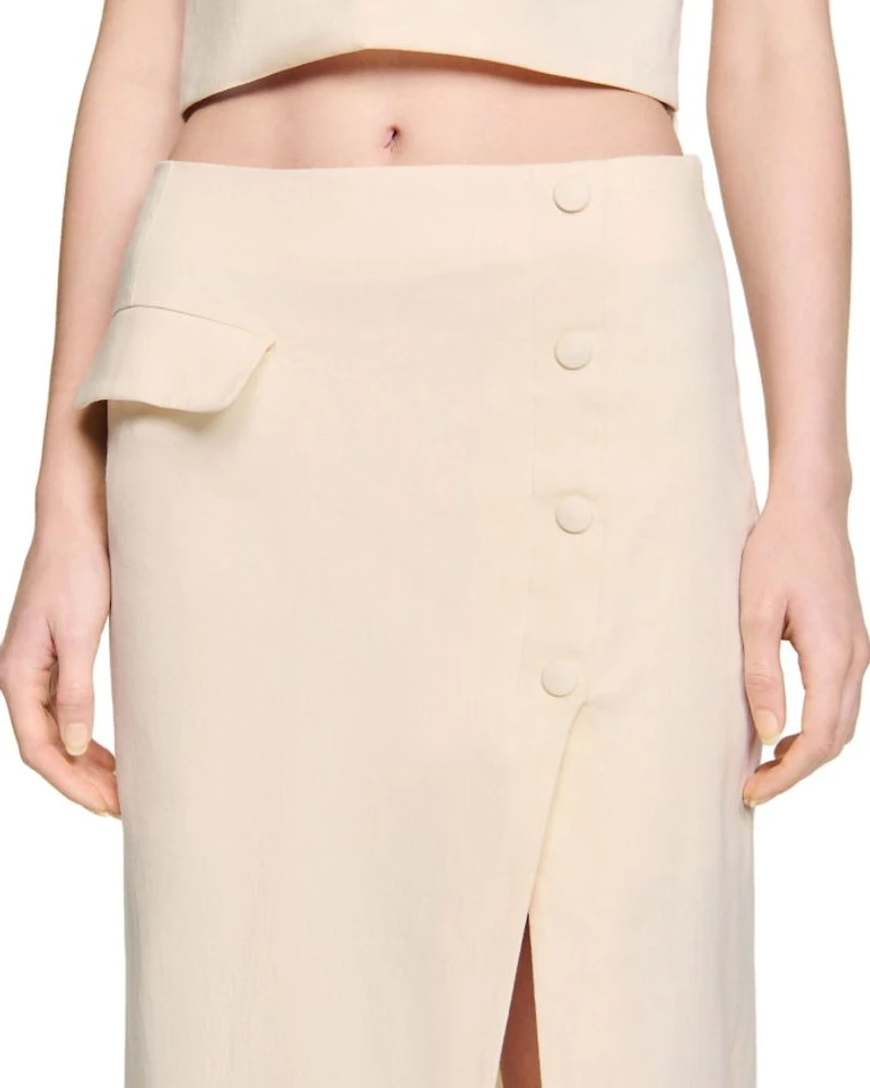 Long Slit Skirt