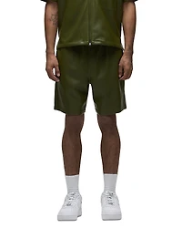 Hudson Faux Leather 7 Drawstring Shorts