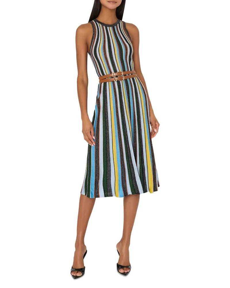 Striped Sleeveless Dress