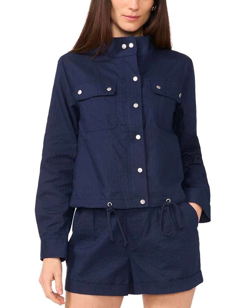 Long Sleeve Snap Front Jacket
