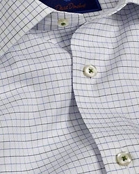 Trim Fit Dobby Tattersall Check Dress Shirt
