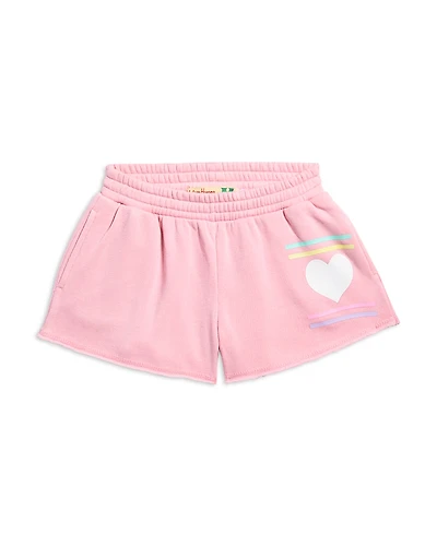 Vintage Havana Girls' Heart & Stripes Shorts - Big Kid