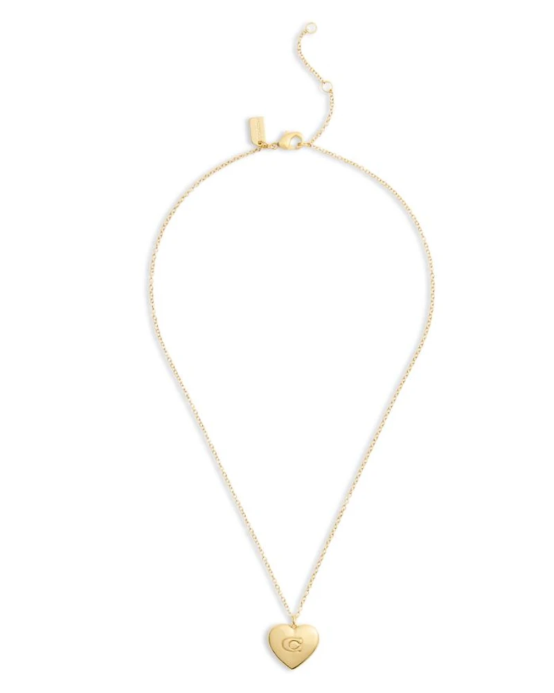 Signature Heart Pendant Necklace, 16"