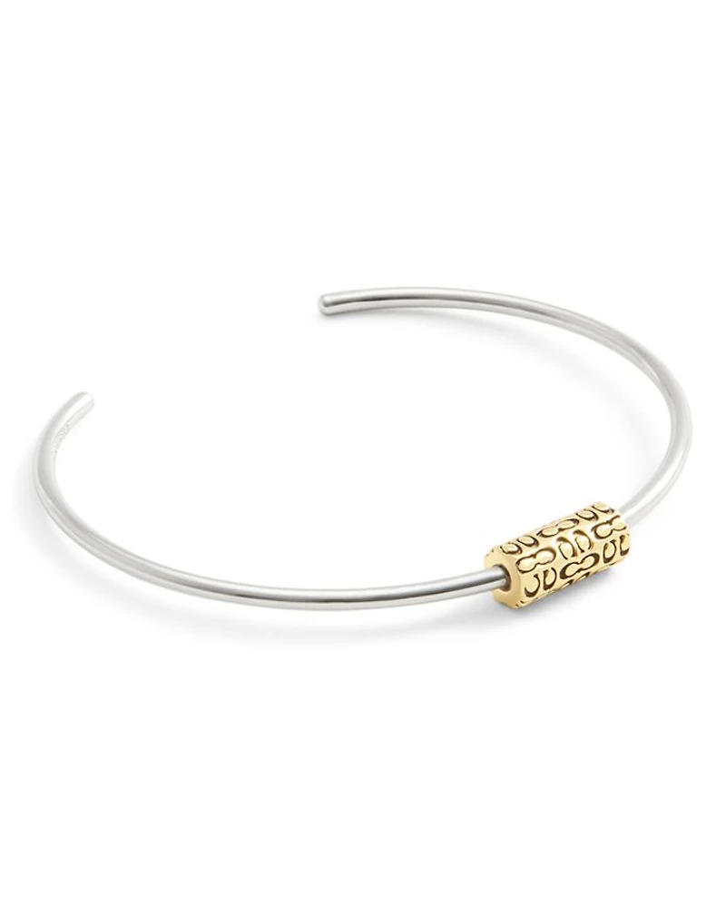 Signature Quilted Tube Cuff Bracelet