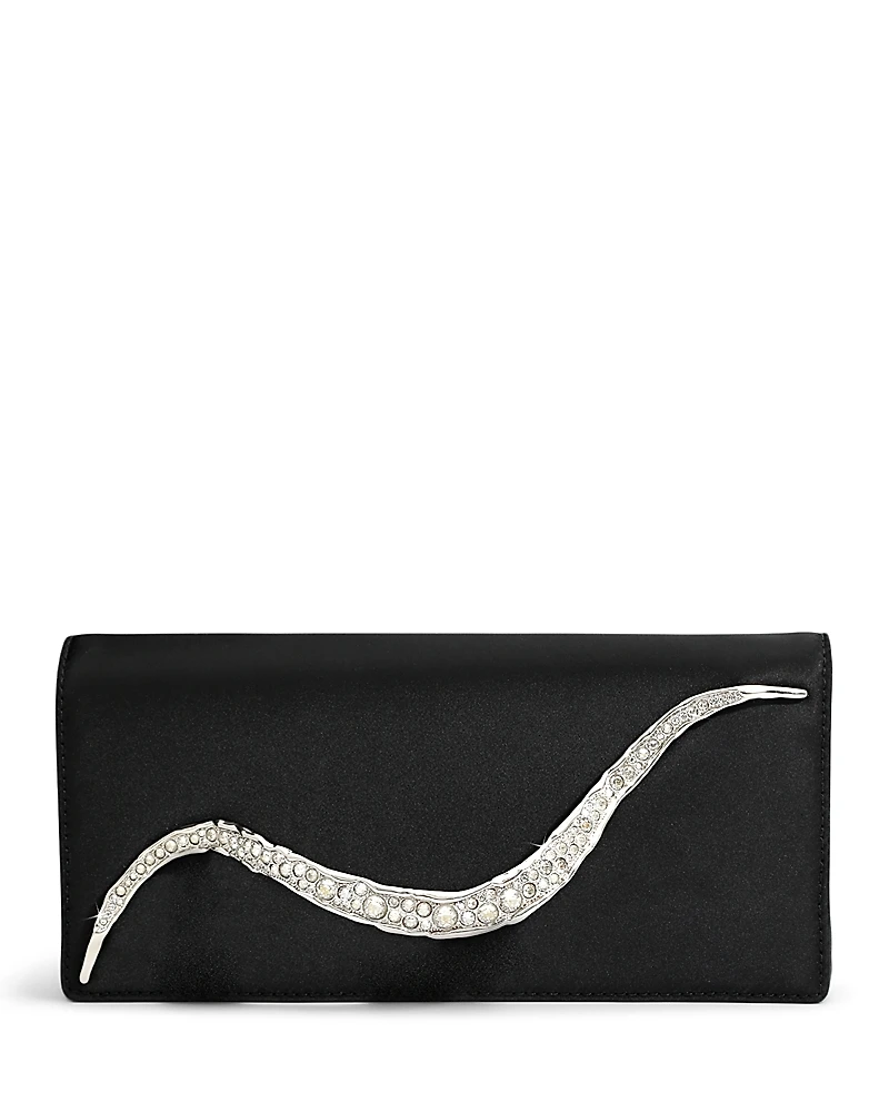 Alexis Bittar Crystal Curve Side Handle Clutch