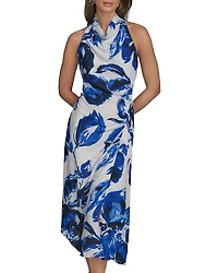 Asymmetric Midi Dress