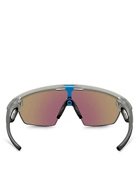 Sphaera Rectangle Shield Sunglasses, 136mm