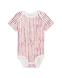 Boys' Striped Cotton Jersey Bodysuit - Baby