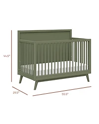 Palma 4 in 1 Convertible Crib with Toddler Bed Conversion Kit