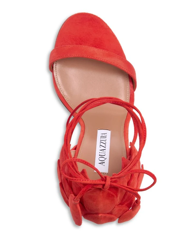 Women's Hibiscus Ankle Tie Sandals