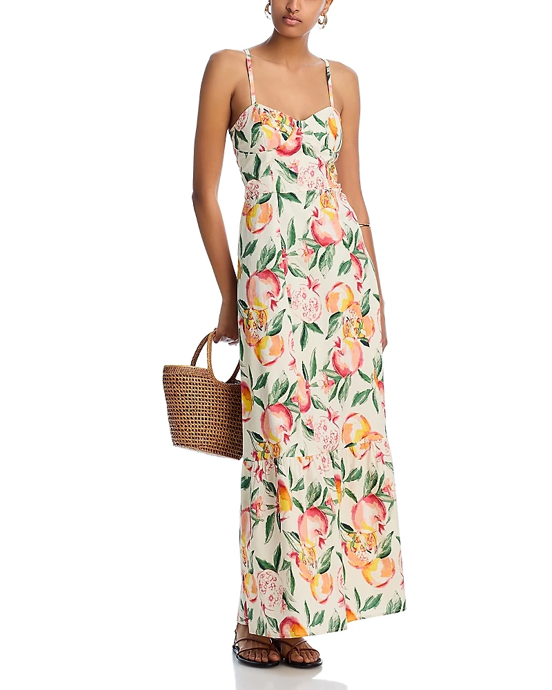 Aqua Pomegranate Maxi Dress - Exclusive