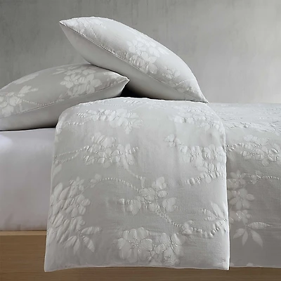 Calvin Klein Spring Branches Cotton Jacquard 3 Piece Comforter Set