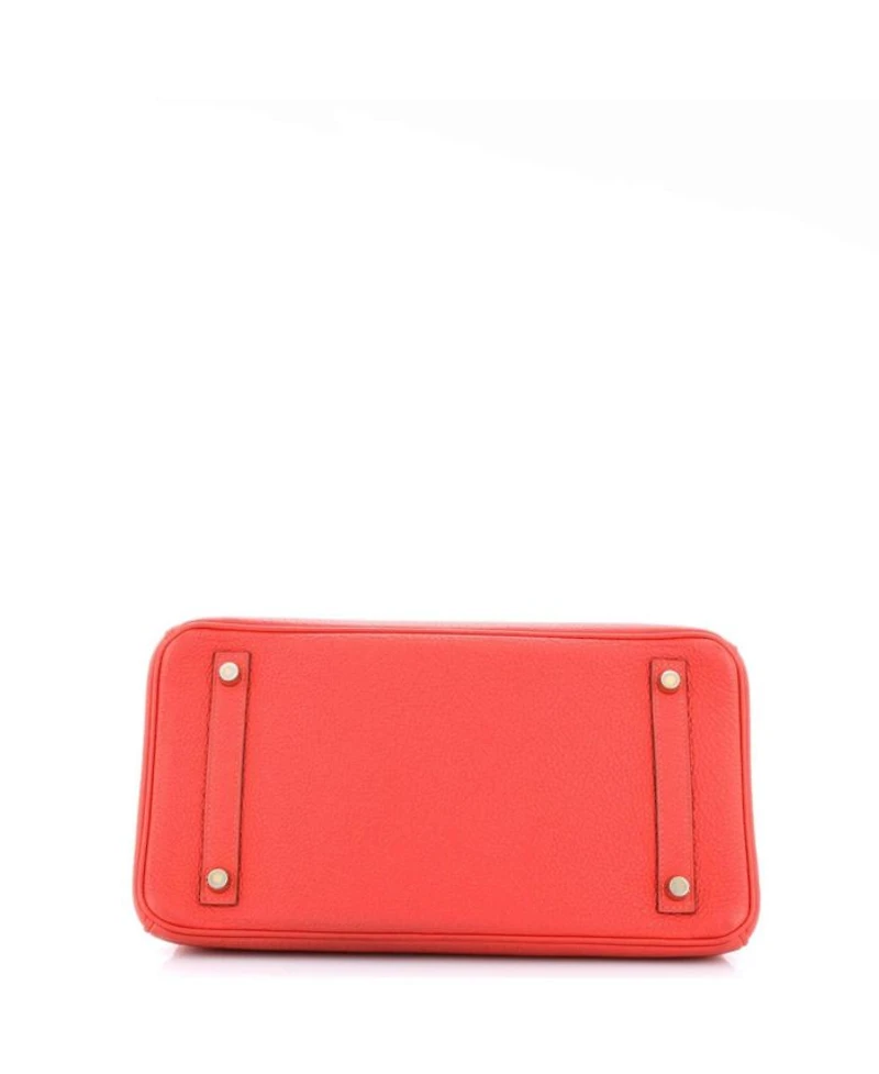 Birkin 30 Handbag Red Togo with Gold Hardware