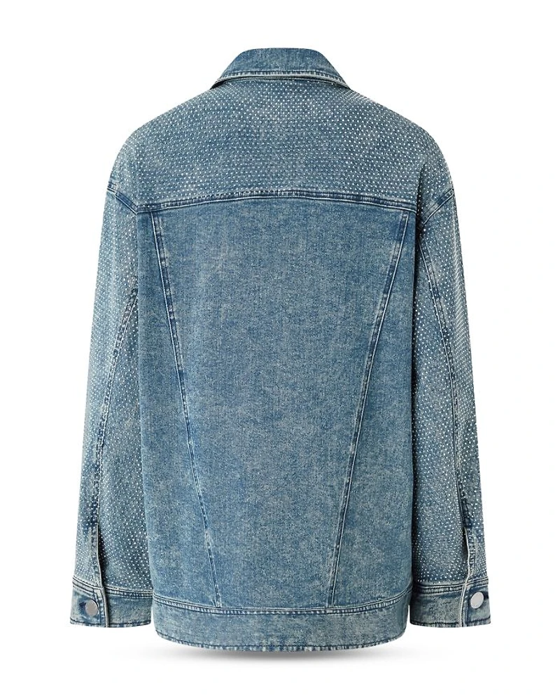 Dakar Giubbino Embellished Denim Jacket