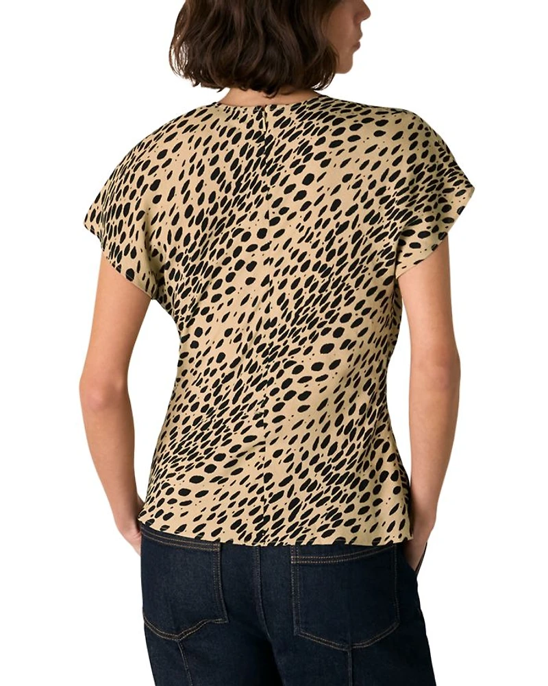 Animal Spot Printed Blouse