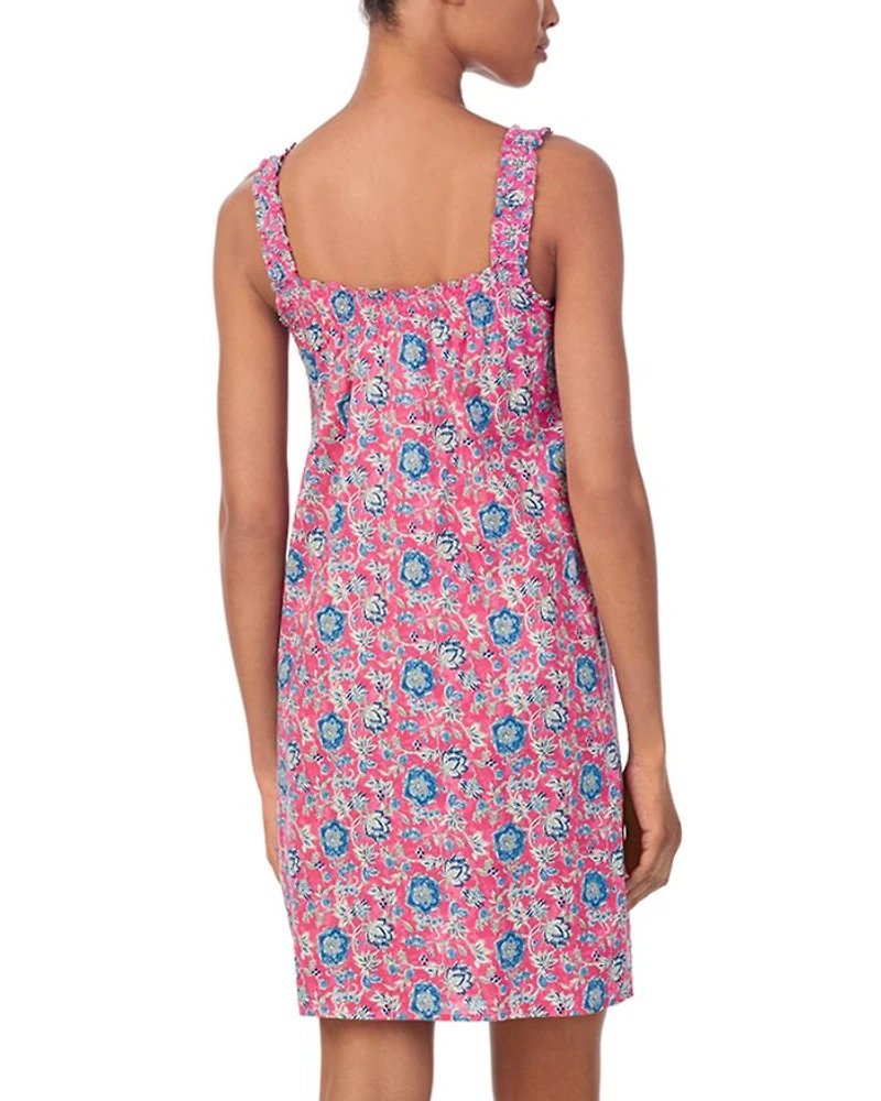 Smocked Trim Nightgown