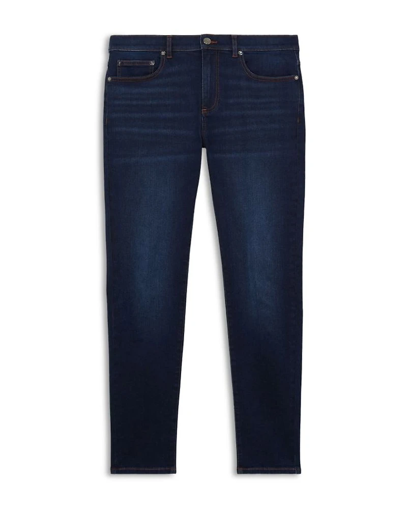 Bleaker Skinny Fit Jeans Washed Dark Indigo