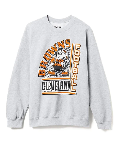Junk Food Clothing Unisex Nfl Cleveland Browns Backfield Crew Fleece Sweatshirts