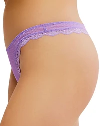 Midweek Dotted Mesh Thong
