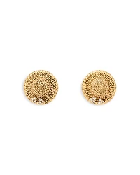 Straw Hat Stud Earrings