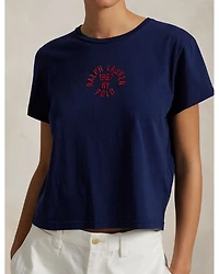 Shrunken Fit Cotton Jersey Logo Tee