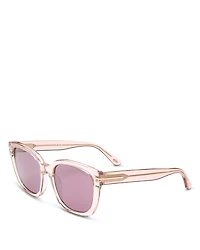 Tom Ford Square Sunglasses, 53mm