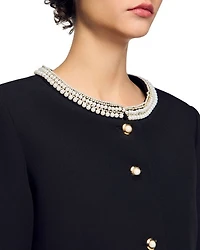 Beaded Collar Jacket