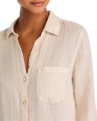Linen Button Pocket Shirt