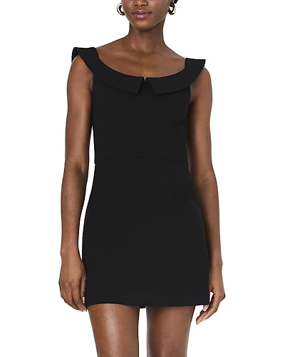 French Connection The Whisper Collar Mini Dress