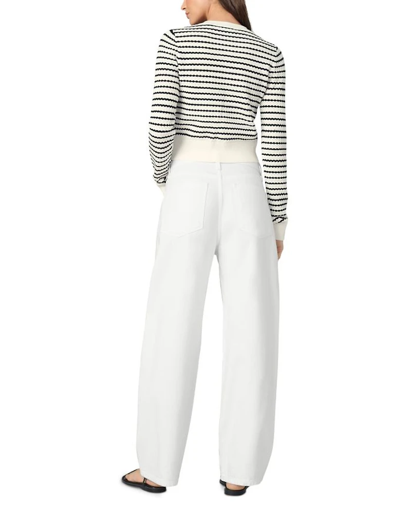 The Ryan Low Slung Baggy Jeans White