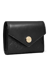Small T Monogram Leather Envelope Wallet
