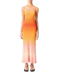 Tie Dyed Knit Maxi Dress