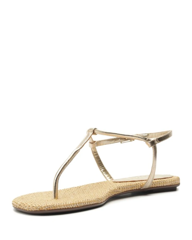 Women's Elsha Flat T Strap Sandals
