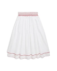 Girls' Cotton Poplin Boxy Top & Skirt Set - Big Kid