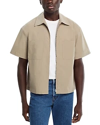 Frame Light Poplin Zip Shirt