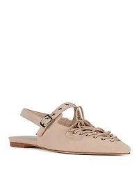 Jeffrey Campbell Women's Geralt Tie Slingback Flats