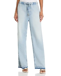 rag & bone Logan Ultra Featherweight Wide Leg Jeans