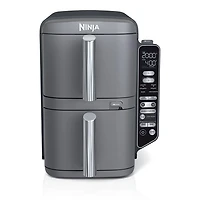 DoubleStack 2 Basket 10 Qt Air Fryer With Smart Thermometer