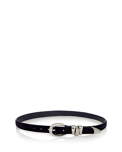 Madewell Women's Triple Keeper Suede Belt