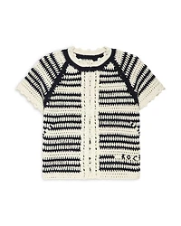 Zelie Striped Cardigan