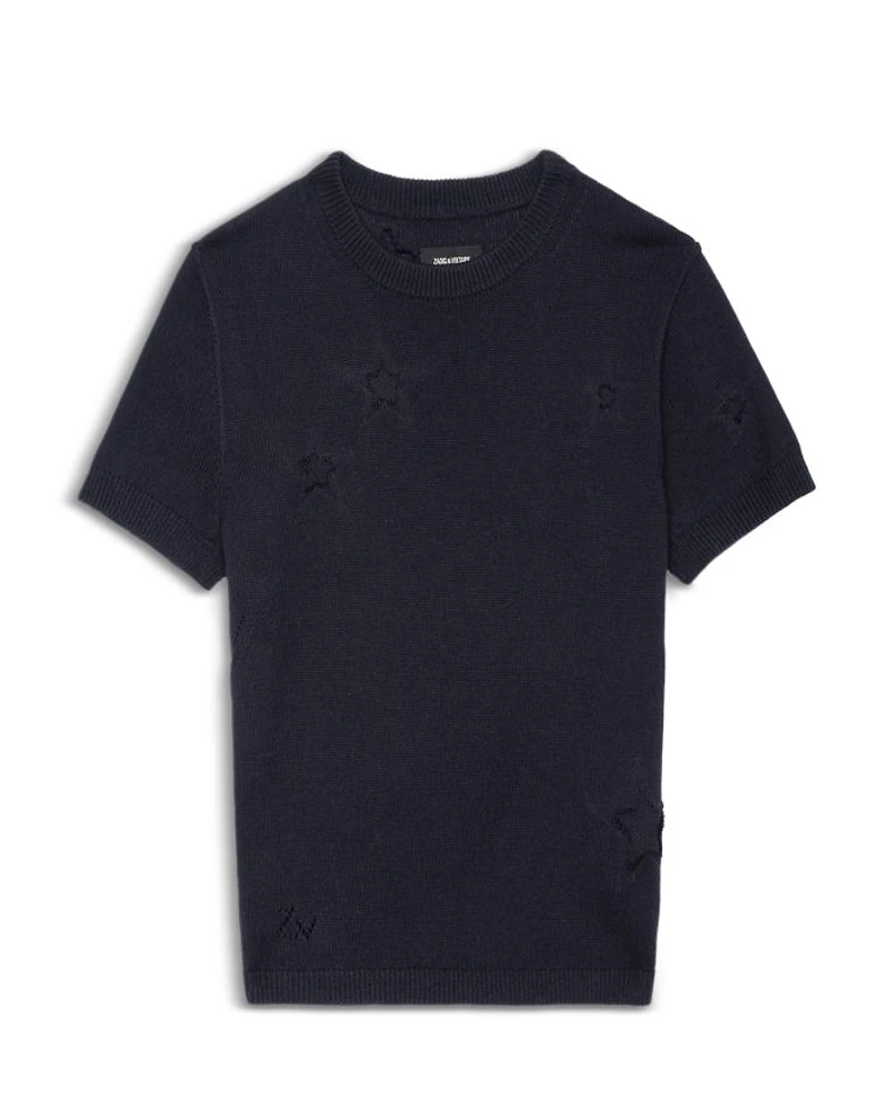 Bully Seco Stars Silk and Cashmere Sweater