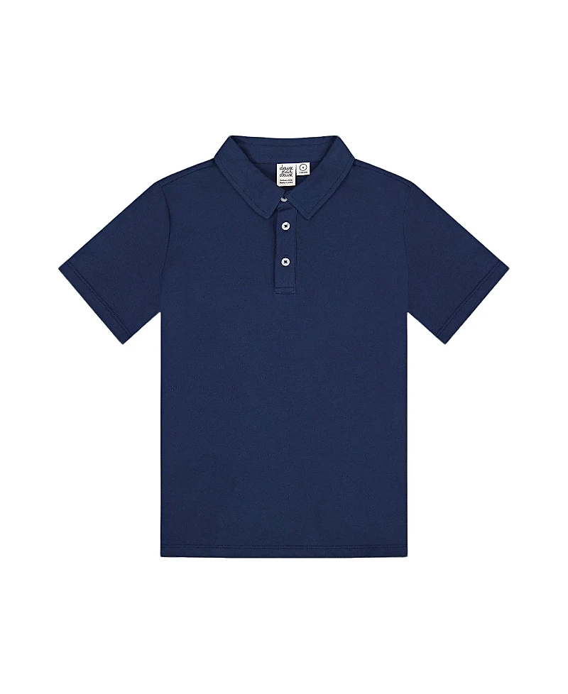 Deux par Boys' Short Sleeve Polo Shirt