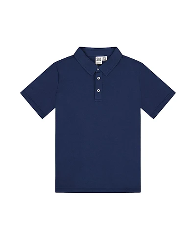 Deux par Boys' Short Sleeve Polo Shirt