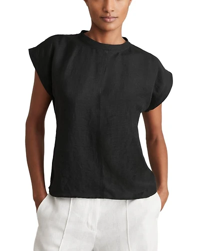 Soleya Linen Blend Tee