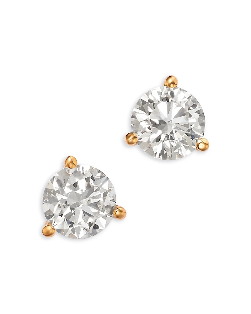Bloomingdale's Fine Collection Certified Diamond Martini Set Stud Earrings