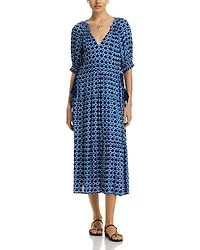 Drawstring Midi Dress