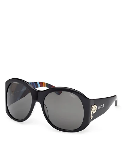 Geometric Sunglasses, 59mm