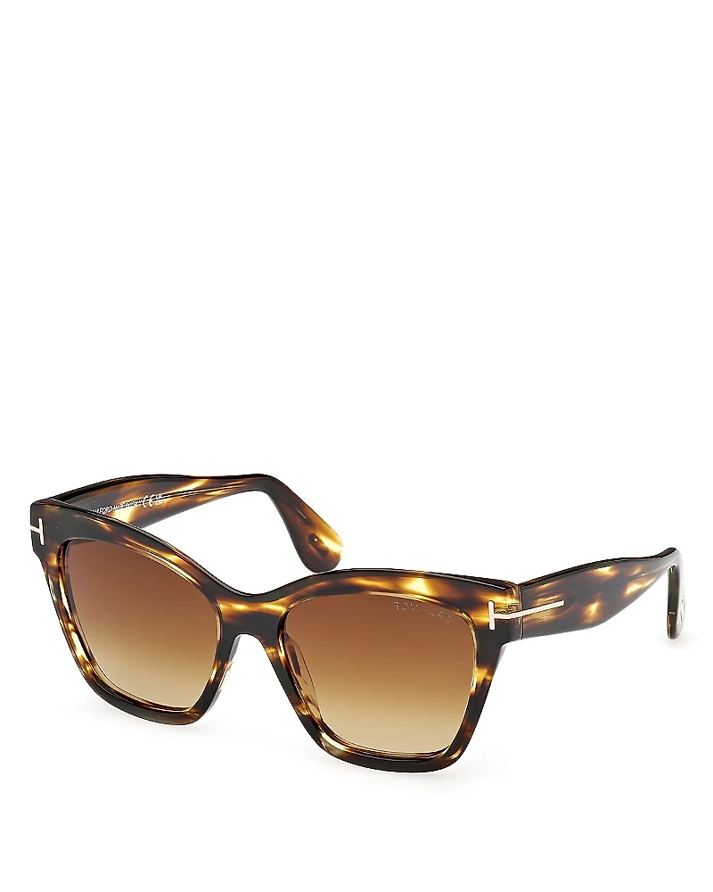 Tom Ford Elvira Butterfly Sunglasses, 55mm